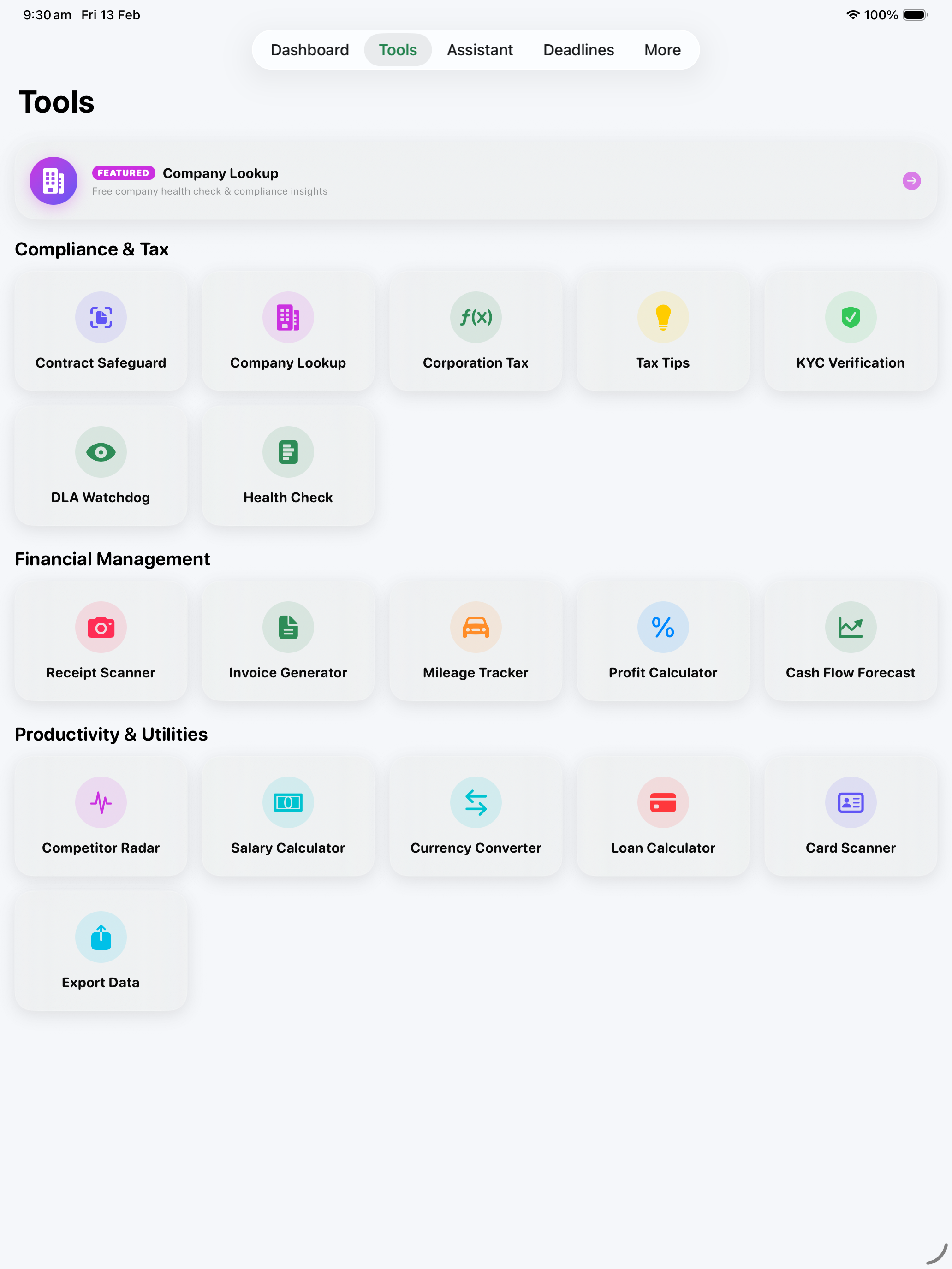 PushDigits App Tools Page