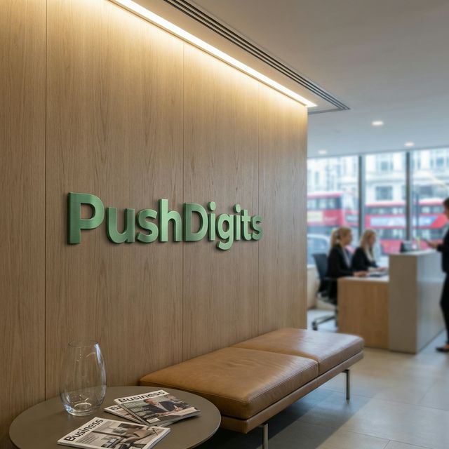 PushDigits London Office Reception